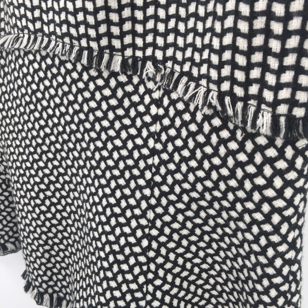 WHBM Woven Skirt with Fringe and Lace - Picture 4 of 8